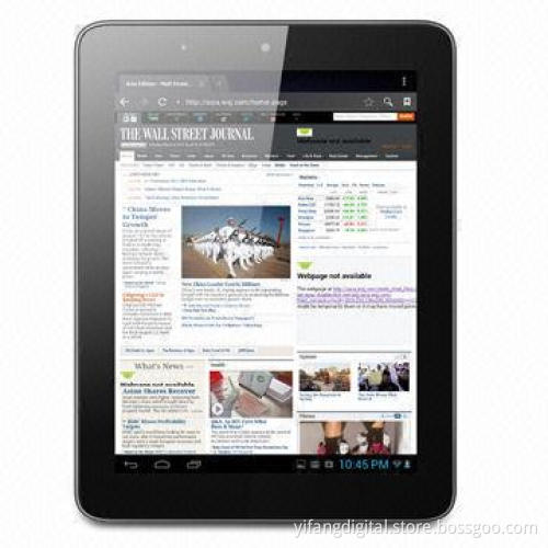 8-inch Android Tablet with AML8726-MX Dual Core 1.5GHz 1GB RAM 8GB ROM Dual Camera and BT 2.1